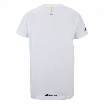 Babolat Exercise Cotton Tee Boy White